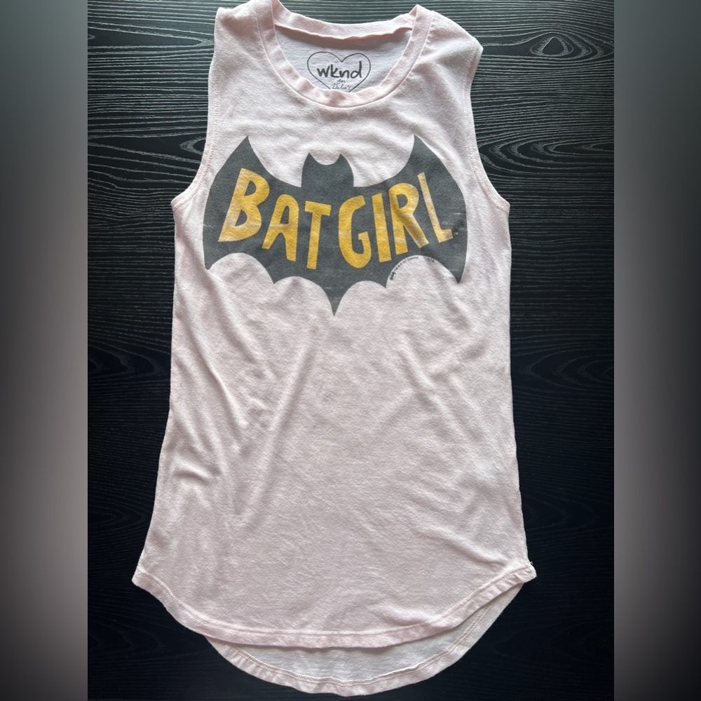 5/$30 Wknd by Delia’s Pink Batman tank top. Sz xs